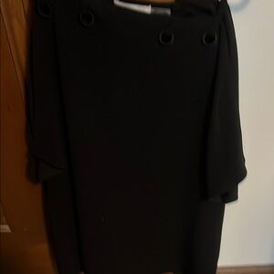 Ramy Brook Black Dress with Grommet Accents